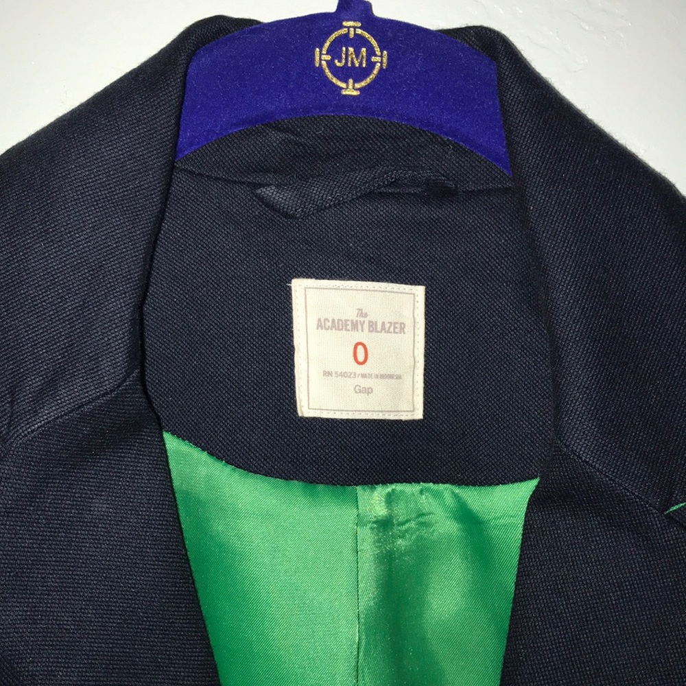 Navy Blue Academy Blazer by GAP.
